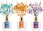 Airkeep Reed Diffuser Set of 3, Ocean Breeze Sweet Orange Cashmere Vanilla Oil by Airkeep