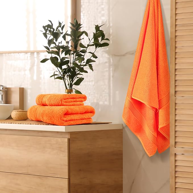 Belizzi Home Ultra Soft 3 Pack Cotton Towel Set, Contains a Bath Towel 28x55 - Image 2