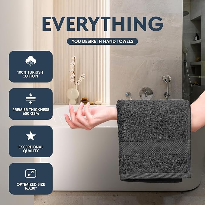 White Classic Luxury Multicolor Hand Towels - Image 3
