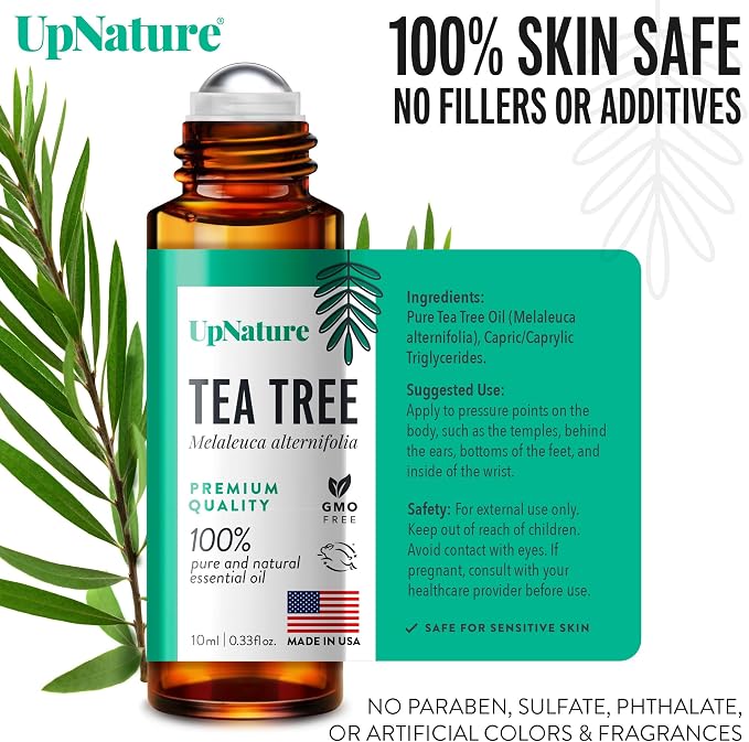 UpNature Tea Tree Essential Oil Roll On - Image 3