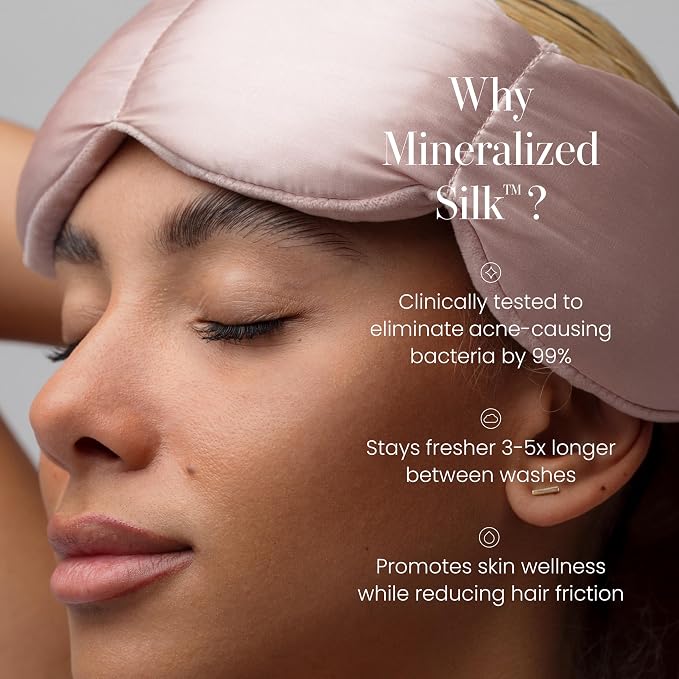 Nodpod Mineralized Silk Gentle Pressure Sleep Mask - Image 3