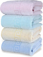 BolBom*S 100% Cotton Bath Towels, 4 Pack, Light Weight, Super Absorbent and - Image 7