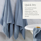 NY Loft 100% Cotton 2 Pack Bath Sheet Towel Set | Extra Large Oversize Bath - Image 2
