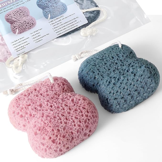 Bath Sponge for Shower Exfoliating, Soft Loofah Sponge Bath Foam for Gentle - Image 7