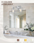 FEMILA Modern Bathroom Light Fixtures, 2-Light Bathroom Vanity Lights Over - Image 4
