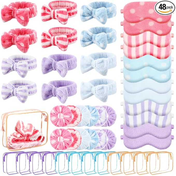 Kajaia 48 Pcs Sleepover Party Supplies by Kajaia