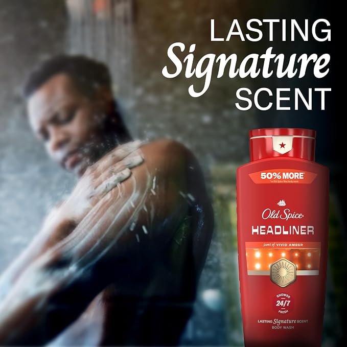 Old Spice Body Wash for Men, 24/7 Shower Fresh & Clean - Image 4