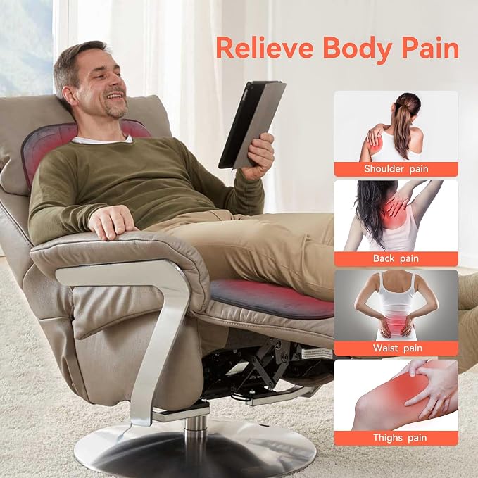CuPiLo Massager Pad with Heat, Gifts - Image 4