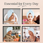 Lili&James 100% Cotton Hair Towel Wrap - Image 7