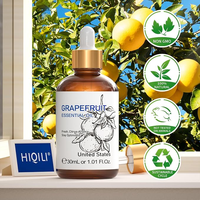 HIQILI 30 ml Grapefruit Essential Oil, - Image 8