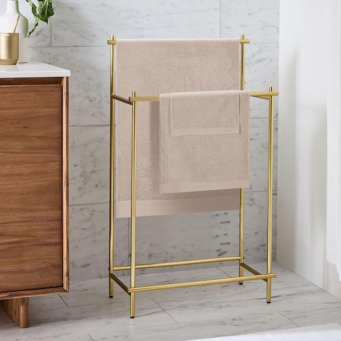 Ultra Soft 3 Pack Cotton Towel Set, Contains a Bath Towels 28x55 inch, a Hand - Image 4