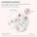 EcoTools Lathering EcoPouf, Loofah Infused - Image 2