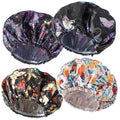 Shower Cap for Women, Double Layers Shower Caps Reusable Waterproof, Bathing by CHFONGDIRECT