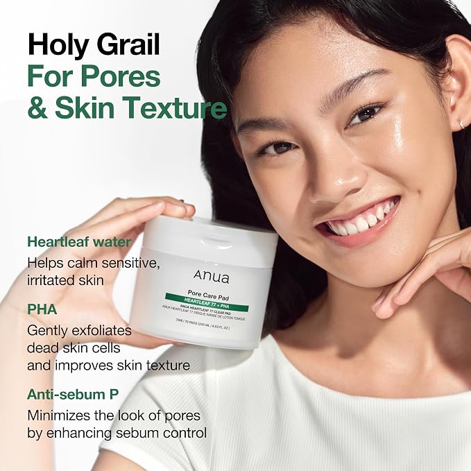 ANUA Heartleaf 77 Toner Pad 70 Sheets, PHA Dead Skin Care Low pH - Image 4
