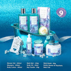 Bath and Body Basket Set EUCALYPTUS & Mint Spa Gift Basket - Image 2