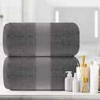 White Classic Luxury Bath Sheets Towels - Image 6