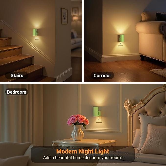 JandCase Night Lights Plug into Wall, Dimmable Night Light Plug in - Image 5