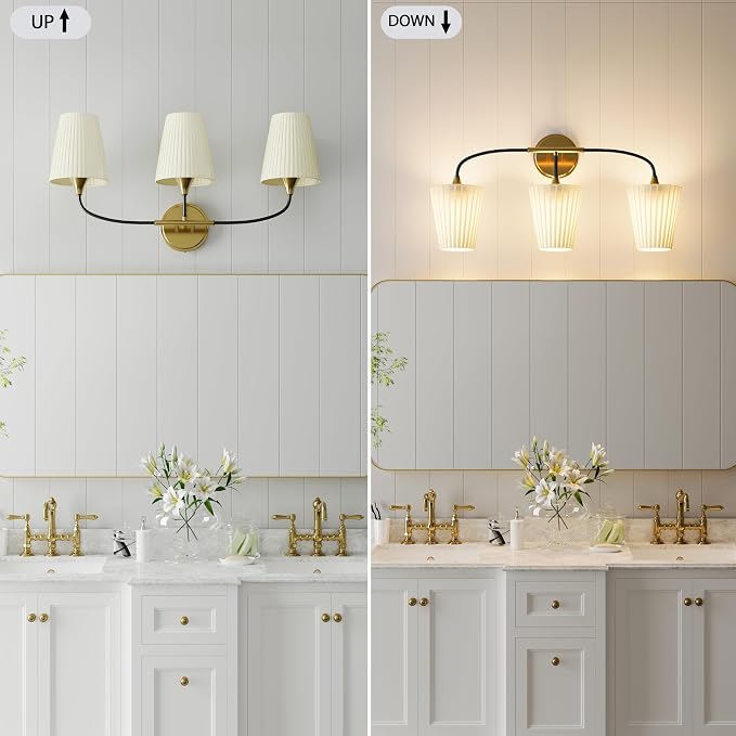 Bathroom Light Fixtures Over Mirror, 3 Light Vanity Light - Image 8
