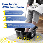 American Wellness Authority AWA Extra Large foot bath basin - Image 5