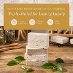 Mary Case Goat Milk & Tea Tree Bar Soap Set of 4 | Natural Soap - Image 3