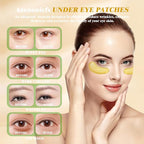 Clay Mask Set Gold Eye Patches, Mud Mask Deep Pore Cleansing Acne Blackhead - Image 3