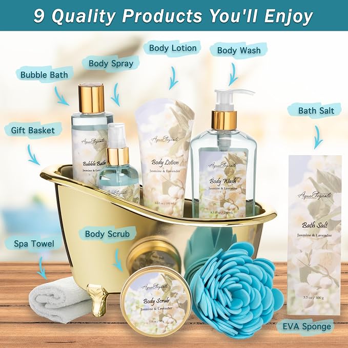 Aqua Elegante Spa Gift Basket - Image 2