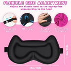 Kids Sleep Mask Eye Mask: 3D Contoured Cup Sleeping Masks, Blindfold - Image 2