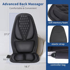 Back Massager with Heat with 8 Motors, Massage Chair Pad, Seat Massager with - Image 7