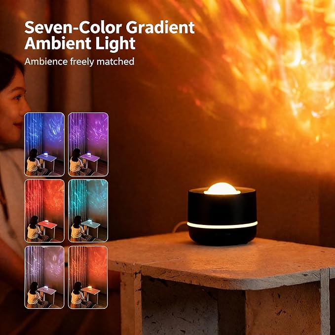 3-in-1 Galaxy Projector Humidifier & Essential Oil Diffuser, 7-Color Rotating - Image 7