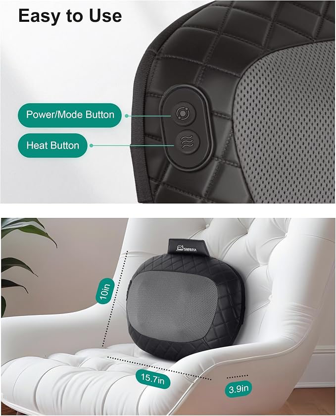 Snailax Shiatsu Back and Neck Massager - Image 5