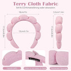 Ztomine Headband, Puffy Makeup Headbands - Image 6