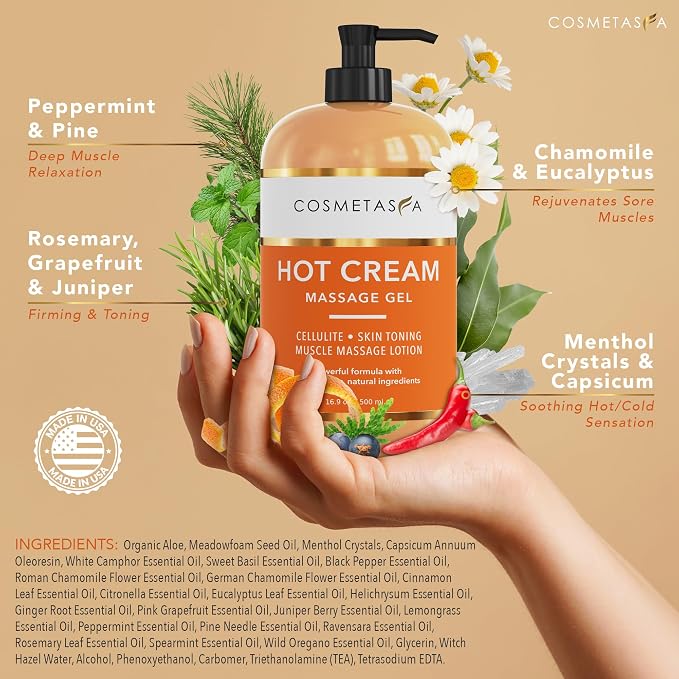 Cosmetasa Hot Cream Massage Gel - Image 2