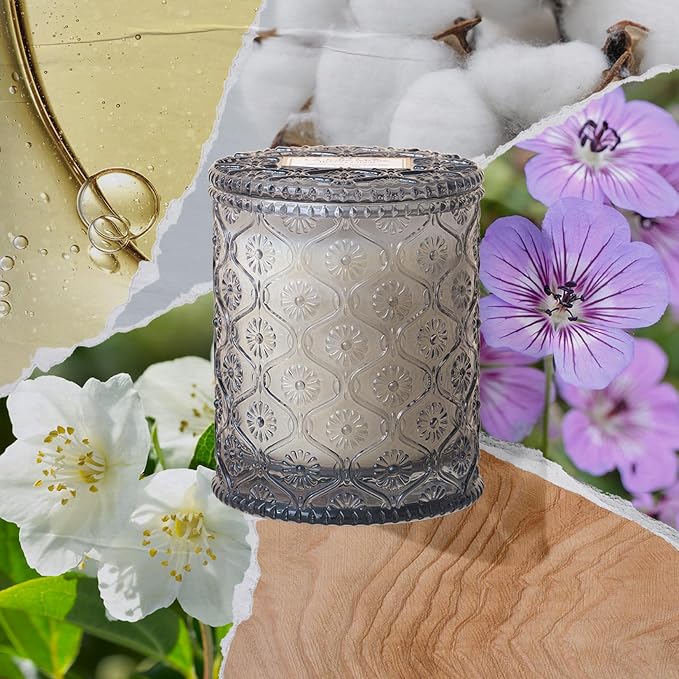 LA JOLIE MUSE Linen Cotton Oasis Scented Candle - Image 2