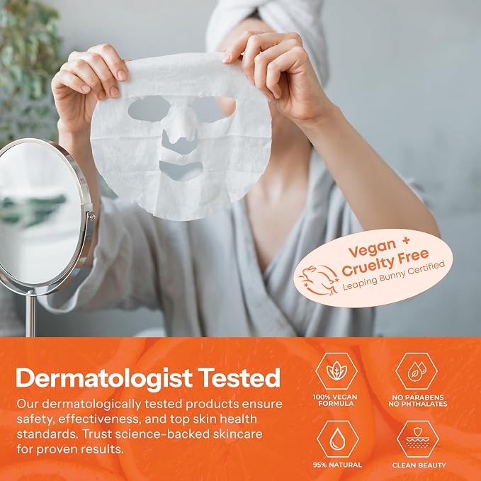 Skin 2.0 Vitamin C & Collagen Sheet Mask - Image 7