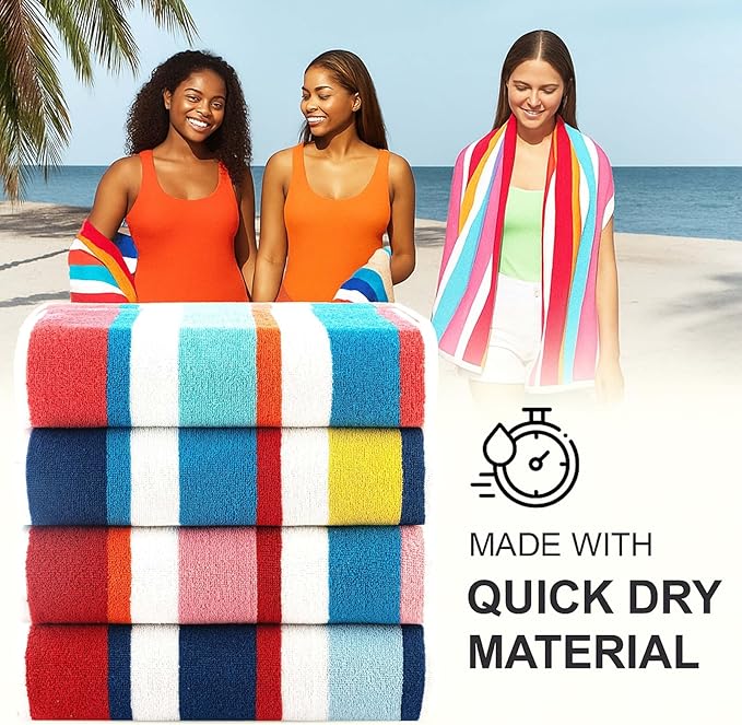 CASA COPENHAGEN Bora Bora Beach Towels Designed in Denmark Rough and Tough - Image 4