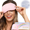 BeHoomi Heated Eye Mask, Weighted Sleep Mask Warm Compress by BeHoomi