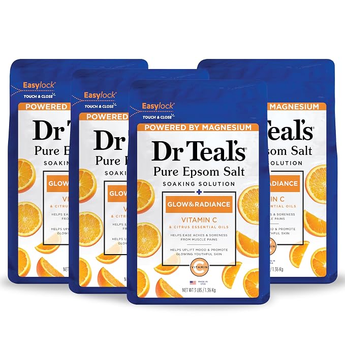 Dr Teal's Pure Epsom Salt Soak, Glow & Radiance by DrTeals