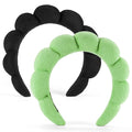 Ztomine 2 Count Hairband, Absorbent Terry Cloth Spa Headbands by Ztomine