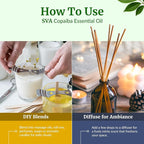 SVA Copaiba Essential Oil – 4 Fl Oz – 100% Natural Copaiba Oil - Image 6