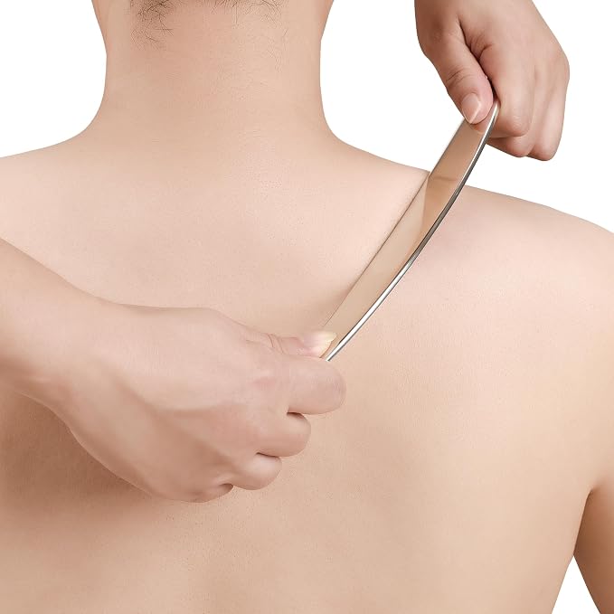 Stainless Steel Muscle Scraper Tool 6 in1 Gua Sha Facial Tools Body Gua Sha - Image 5