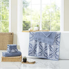 Modern Threads Amaris 6-Piece Reversible Yarn Dyed Jacquard Towel Set - Image 2