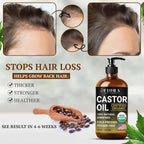 Organic Castor Oil in Glass Bottle – 16 Oz Cold Pressed & Hexane-Free – USDA - Image 5