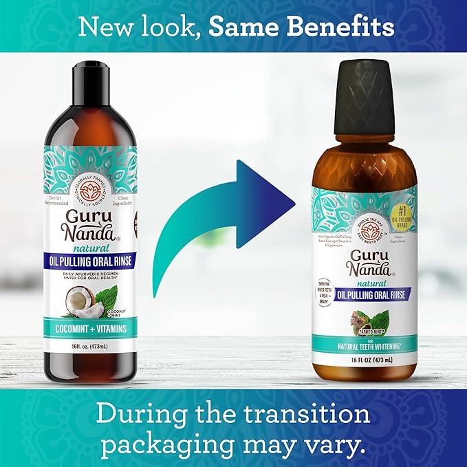 GuruNanda CocoMint Oil Pulling Mouthwash - Image 2