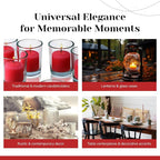 Red Apple Cinnamon Scented Votive Candles, Scented 10 Hour Burn Time - Image 5
