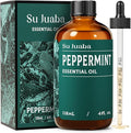 SU JUABA Peppermint Oil 4 Fl Oz, 100% Pure & Natural Aromatherapy Oil by Unknown