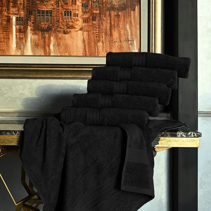 HERCULEAN Large Bath Towels 24 x 50 Pack of 6 | Quick Dry and Highly Absorbent - Image 6