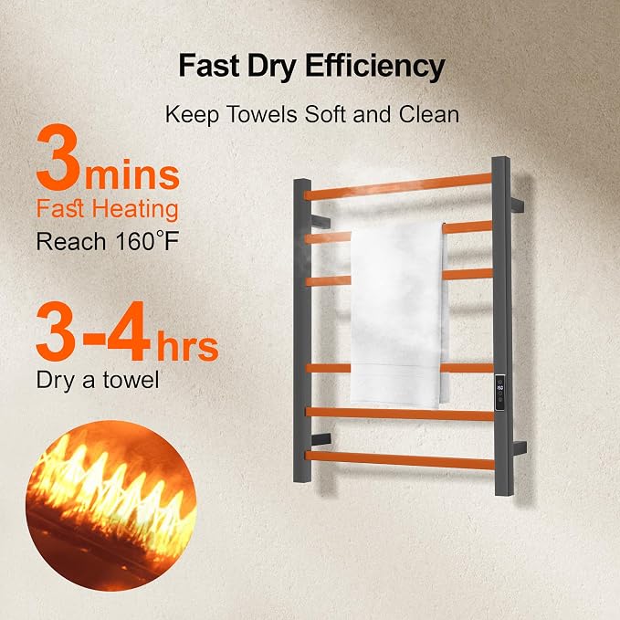 Electric Heated Towel Warmer - Image 4