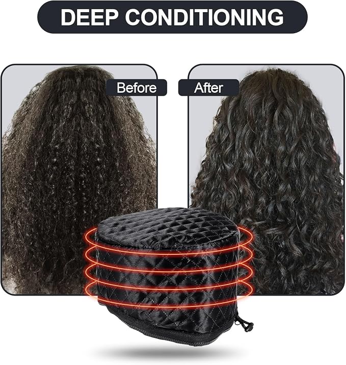 Electric Hair Steamer Cap, Hair Care Hat Heating Cap - Image 2
