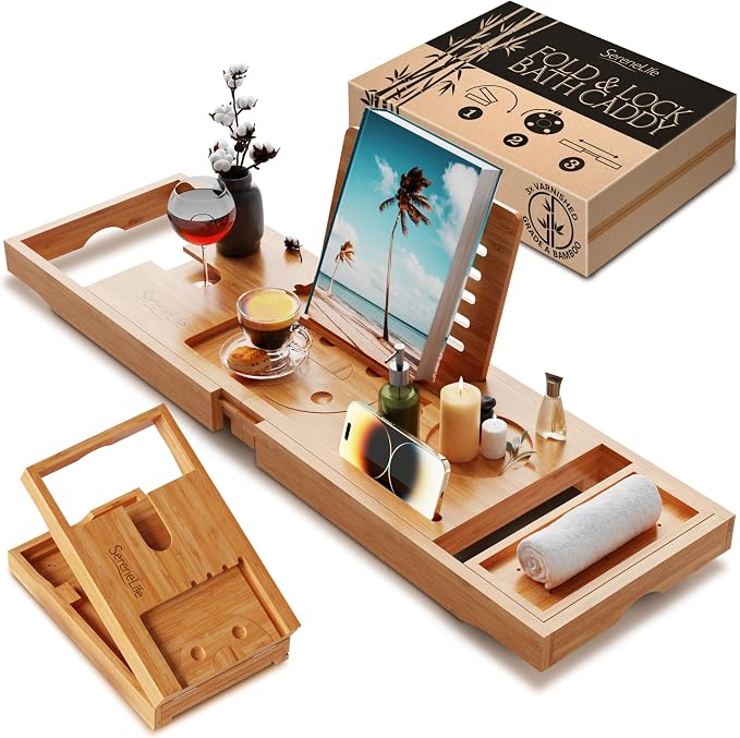 SereneLife Premium Bathtub Tray Caddy by SereneLife