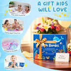 12 PCS Natural Bath Bombs with Toys Inside, Upgrade Fizzy Bubble Bath Gift Set - Image 9